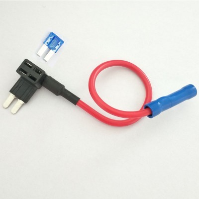 Red 16awg Micro2 Fuse Tap Add A Circuit Blade Mini Fuse Holder